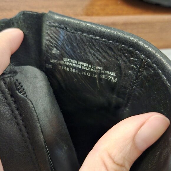 Tory Burch women's black leather boots in size 7 - Picture 12 of 12